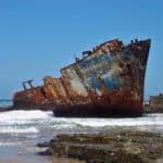 Wild Coast Walk 17 jacaranda shipwreck