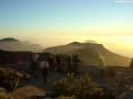 sunset on top of table mountain,south africa,cape town,cape town walk