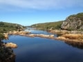 palmiet river from bridge,kogelberg walk