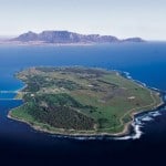 Robben Island from the air, Cape Town