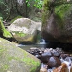 Rainbow Gorge is an easy hike in the Cathedral Peak area, Drakensberg