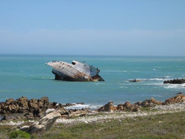 Shipwreck at Southernmost Africa