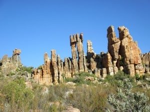 Cederberg rock formations and scenery