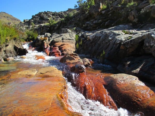 Maalgat is a huge swimming pool on Dwarsvier farm, Cederberg