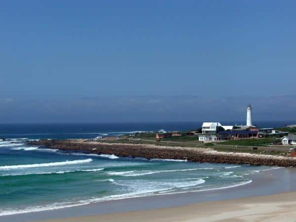 Coastal walk starts is Cape St Francis fishing village