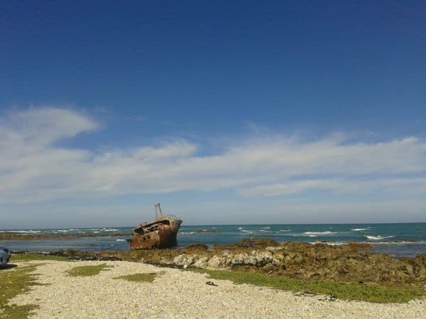 A shipwreck on Southernmost cycling and Shipwreck cycling tour