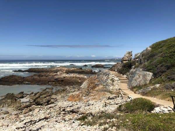 Seaviews on cliffpath walk in Hermanus