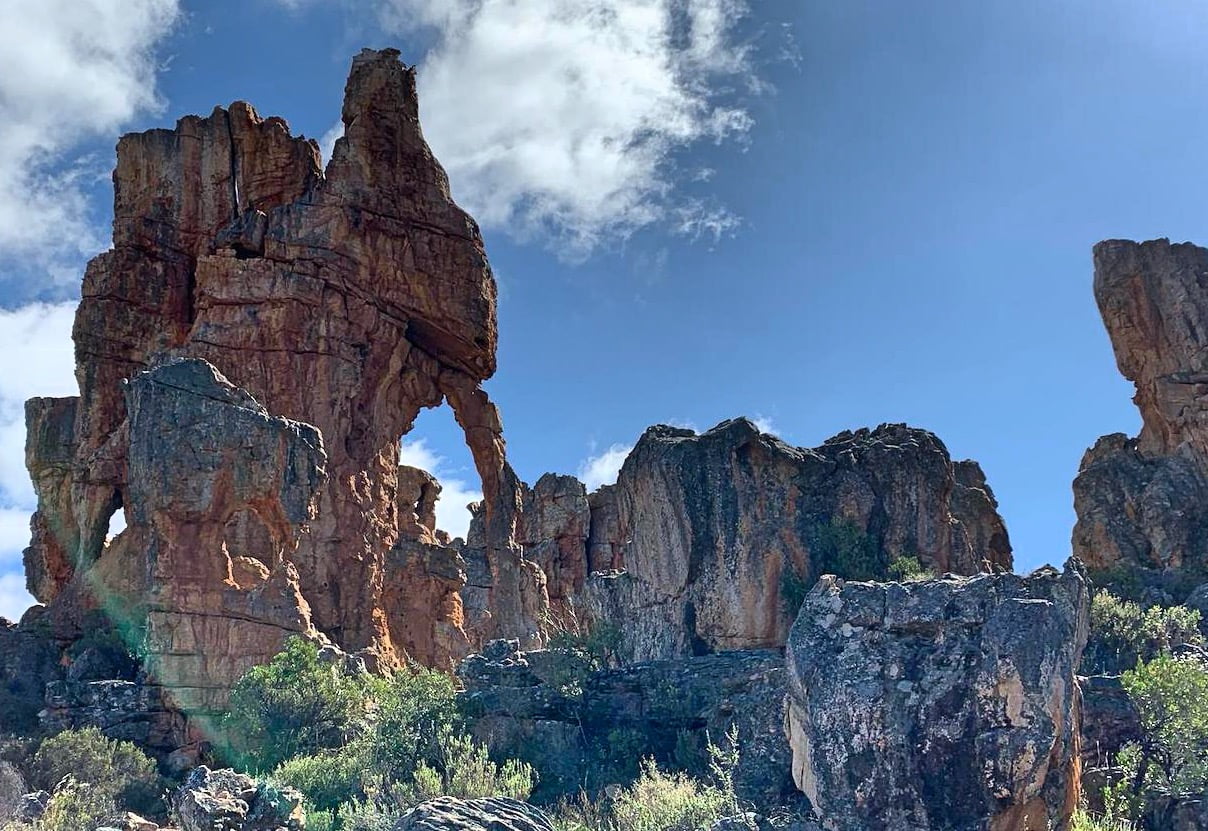 Lots wife and window rocks is an easy Cederberg Hiking trail