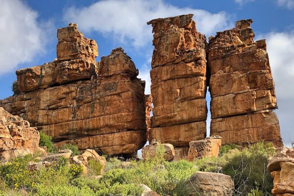 Hiking window rocks trail, Cederberg