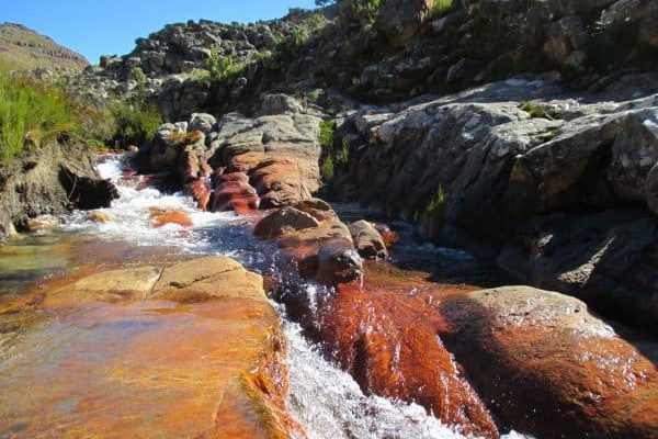 Maalgat is a huge swimming pool on Dwarsvier farm, Cederberg