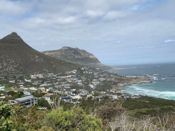 Cycling from Camps Bay to Hout Bay, cape Peninsula